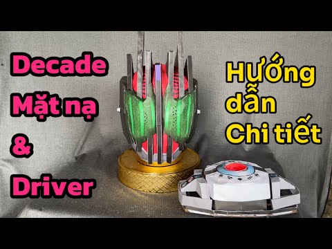 How to Make Kamen Rider Decade Violent & Driver Papercraft