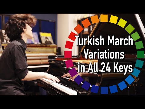 Turkish March Variations in All 24 Keys