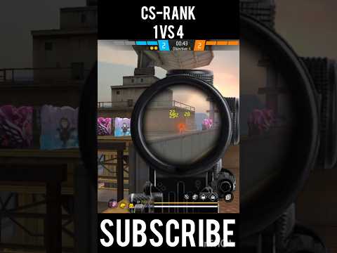 CS-RANK 1 vs  4 Free Fire video#viralvideo #freefire #1vs4clashsquad #gaming #totalgaming 😈😈😈❤️❤️