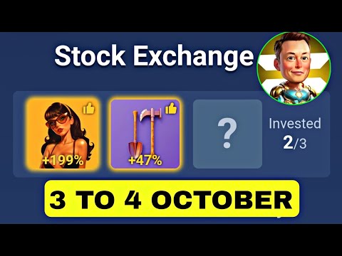 X Empire Daily Investment Funds 3 October | X Empire Daily Combo | Musk Empire Today Combo Cards