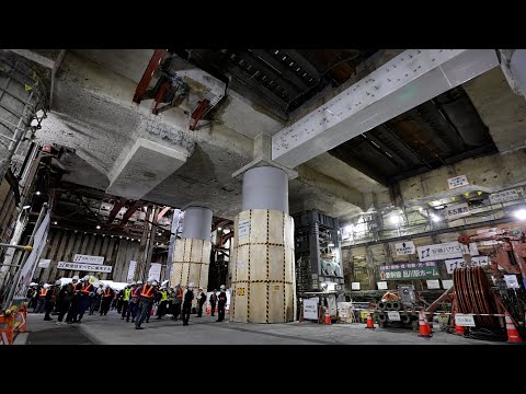 リニア品川駅で見学ツアー　近隣住民に、ＡＲ体験も　ＪＲ東海