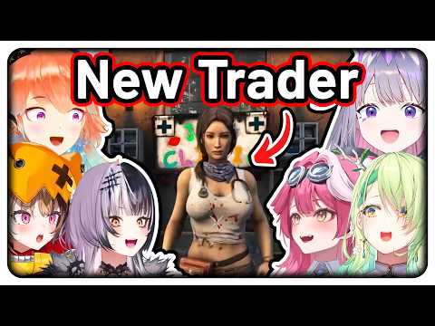 HoloEN members reactions to the New Trader Jen in 7 Days to Die 【Hololive EN】