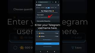 How to Buy Telegram Stars with Ton Space Wallet