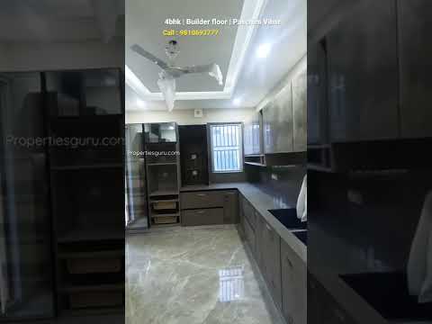 4Bhk | Luxury Builder Floor | Paschim Vihar West Delhi |  #shorts