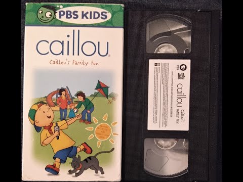 Caillou: Caillou's Family Fun (2005 VHS Rip)