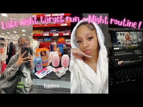 Late night Target Run ￼+ Night Routine|| Solaii