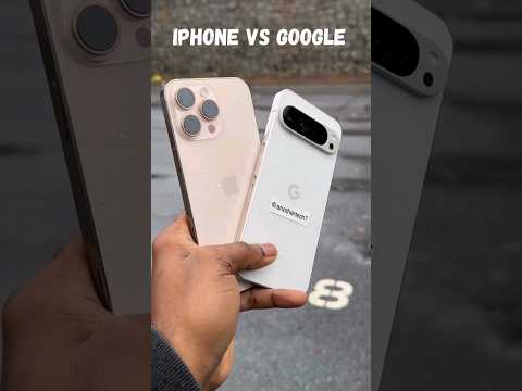 iPhone 16 Pro Max Vs Google Pixel 9 Pro XL Camera Test #shorts