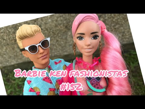 Barbie Ken Fashionistas 152 to pair with Barbie Color Reveal Watermelon Scent Surprise