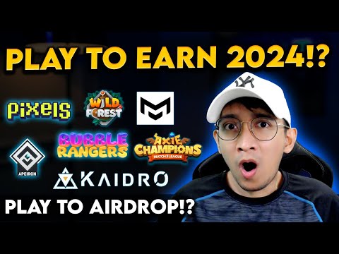 PLAY TO EARN GAMES | PLAY TO AIRDROP 2024!