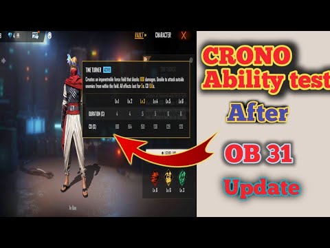 CRONO Ability test after update.Update ke bad ye kya kar diya. 😭😭😭😭😭😭