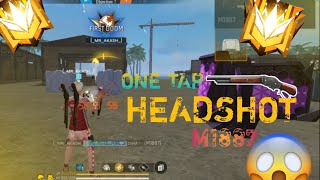 free fire one tap / free fire one tap trick  #freefire   #onetapheadshotm1887 #settings #trickshots