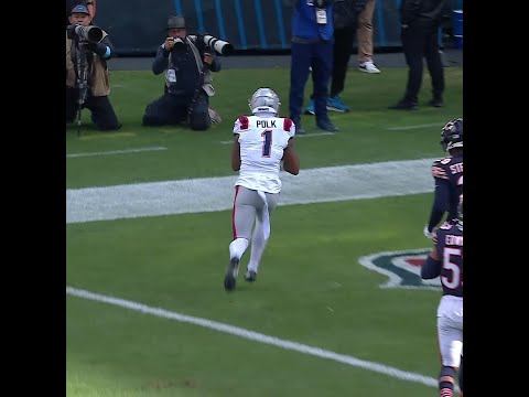 JaLynn Polk catches for a 2-yard Touchdown vs. Chicago Bears