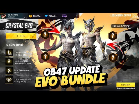 OB47 Update New Evo Bundle Free Fire 🤯 | Next Magic Cube Store Update Free Fire | FF new event