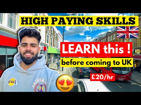 High Paying SKILLS you must Learn before coming to UK🇬🇧 | Top SKILLS to get a JOB in UK 2024