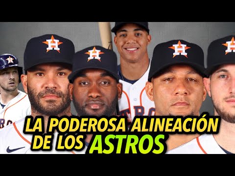 LA PODEROSA ALINEACIÓN DE LOS ASTROS PARA ESTE 2022, HOUSTON ASTROS LINEUP - MLB BASEBALL SPORTS