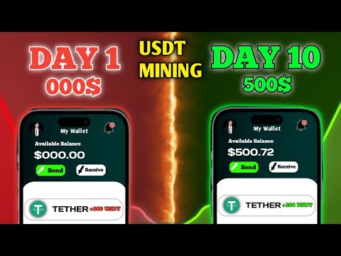 USDT MINING | New Mining Site Today | New Usdt Earning Website Today | Trx Mining Site