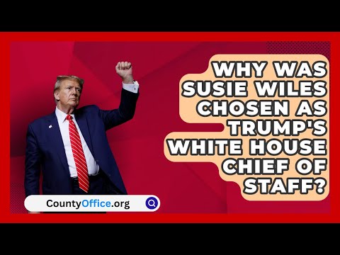 Why Was Susie Wiles Chosen as Trump's White House Chief of Staff? | CountyOffice.org