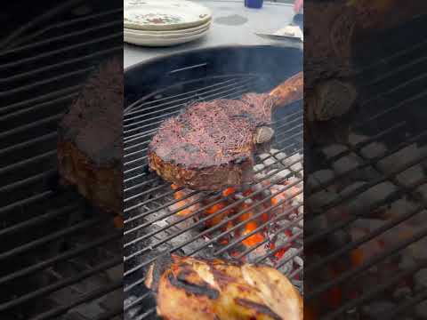 Sizzling tomahawk steak 🥩 #shorts #short #shortvideo #trending #asmr #youtubeshorts #viral #video