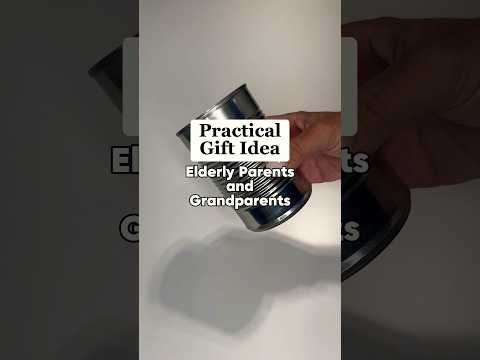 Practical Gift Idea For Elderly Parent or Grandparent 🎁 Electric Can Opener Holiday Gift #shorts