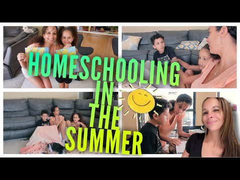 Summer Homeschool day in the life || Saving bees and More!