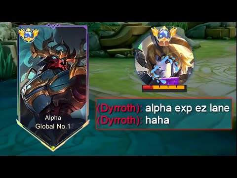 HOW TO DEAL WITH DYRROTH IN EXP LANE!! (Alpha vs aggressive fighter in this meta!)