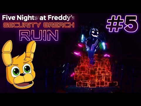 Exploring Monty catwalks with MXES | FNAF Ruin | Five Nights at Freddy's SB Ruin - Pt 5