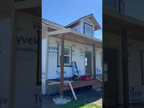 It’s Trim Day for the Tiny House Exterior!