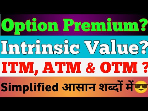 Option Trading For Beginners in Hindi | Intrinsic Value Explained | ATM, ITM & OTM In Hindi | Part 2