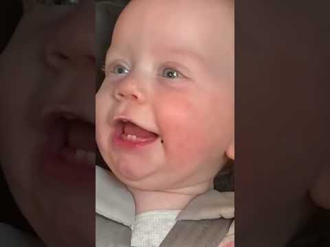 Funny Babies Eating - Baby's Reaction to Eating Watermelon Ice Cream #short #shorts #babyshorts