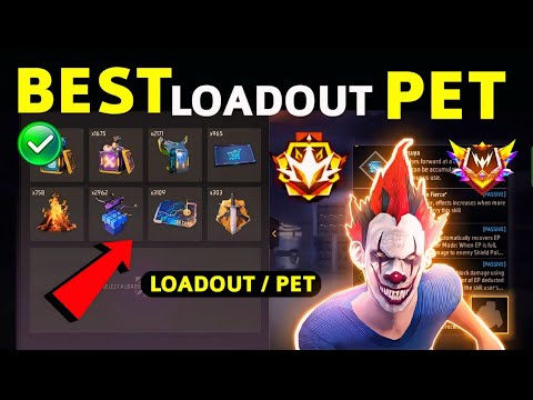 Best Loadout and Pet for CS rank | Free Fire All Loadout | CS rank Free Fire Pets