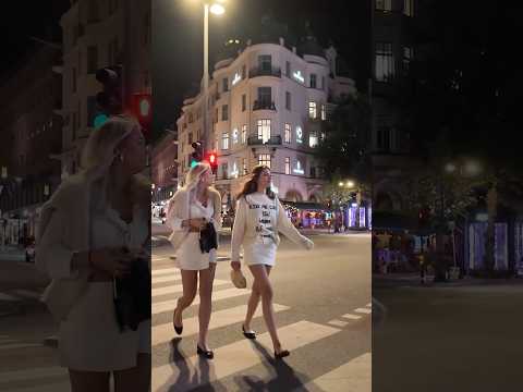 Swedish girls at night #sweden #nightlife #shorts #viral #shortsfeed #stockholm #night #party #2024