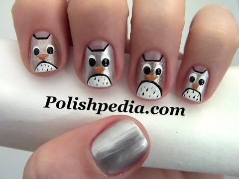 Owl Nail Art