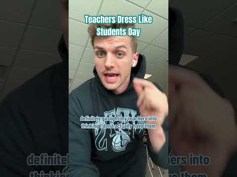 Teachers dress like students day #teacher #teacherlife #teacherootd #teacheroutfit