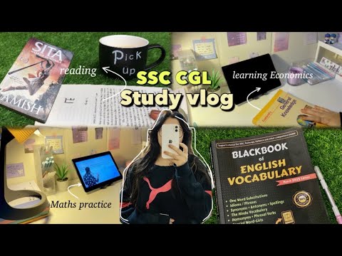 SSC CGL study vlog 📖🍮An honest day of an ssc aspirant |#sscaspirants #ssccgl #studyvlog