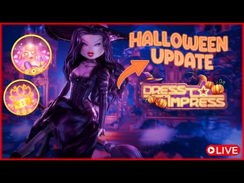 🔴LIVE! DRESS TO IMPRESS HALLOWEEN UPDATE!!!🎃 COUNTDOWN, NEW CODES! Dress to Impres