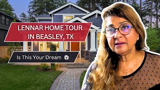 Move-In Ready Lennar Home Tour in Beasley, TX | Dream Home | Real Estate 360 W/ Sonal