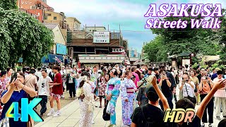 【4K HDR Japan Walk】Asakusa Walk - [Japan Tour] (浅草 • 東京)🇯🇵⛩【東京散歩】- Tokyo Walk