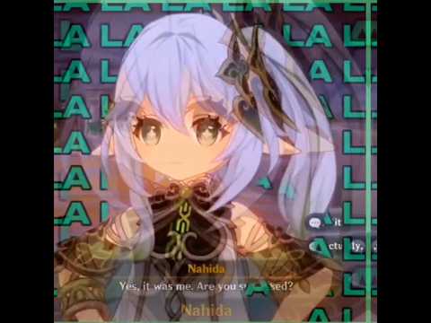 | Nahida and Wanderer+ Lalalal /Okokok | Genshin impact edit|