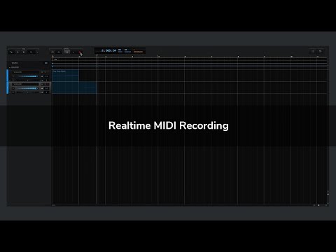 Realtime MIDI Recording