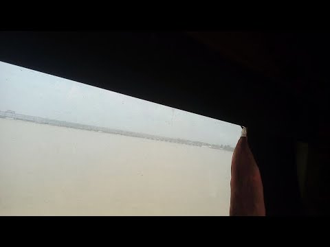 crossing the Holy & Mighty River Mahanadi & Birupa by 12704 SC-HWH Falaknuma Superfast Express