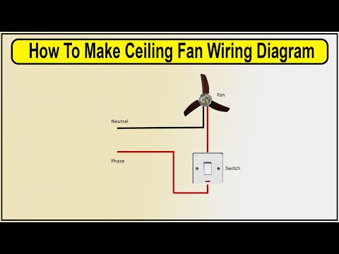 How To Make Ceiling Fan Wiring Diagram | ceiling fan coil wiring