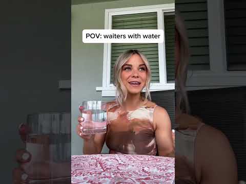 POV Waiters With Water