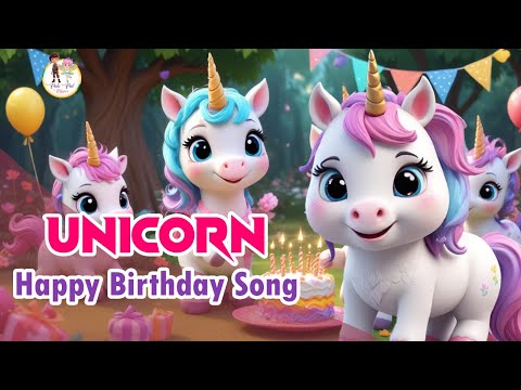 🦄 Latest Unicorn Themed Happy Birthday Song | Kids Song | Polo Pal Rhymes 🎂✨