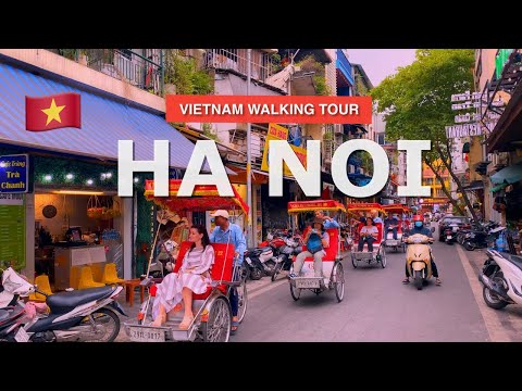 【🇻🇳 4K】Ha Noi Vietnam 2023 - Waking Around Ha Noi Old Quarter #3