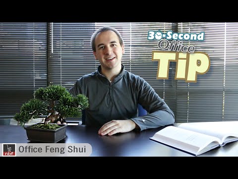 How to Feng Shui Your Office | 30 Second Office Tip