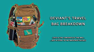 Deviant's Travel Bag Breakdown