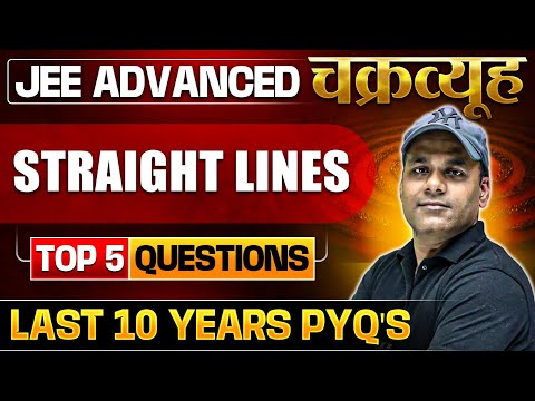 Straight Lines: Toughest PYQs for IIT-JEE ADVANCED 2025 | Chakravyuh Series