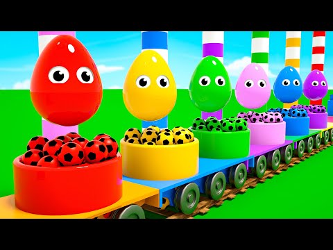 Surprise Eggs Kids Songs - Baby Shark song - Baby Nursery Rhymes & Kids Songs