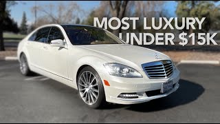 MOST LUXURIOUS CAR UNDER 15K - 2013 Mercedes Benz S550 Review