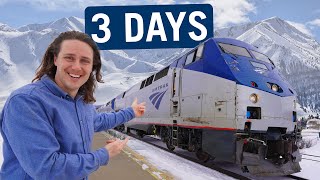 82hrs on Amtrak's MOST SCENIC TRAIN! - The California Zephyr